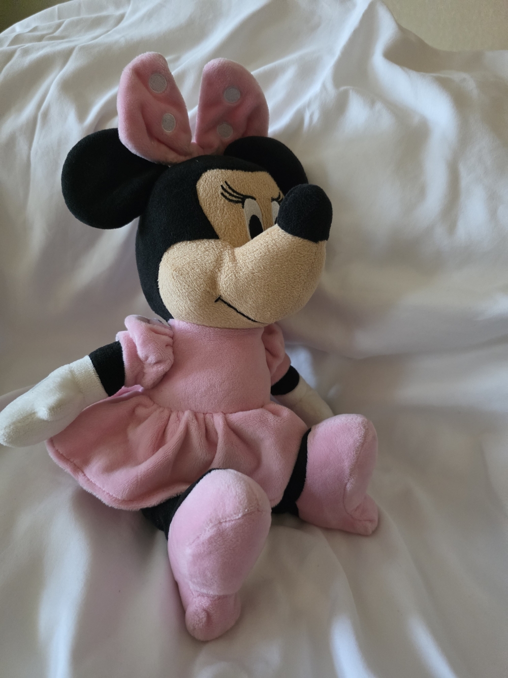 Minnie Mouse Plush Toy‎ - Infant Rattle Nursery Crinkle Ears